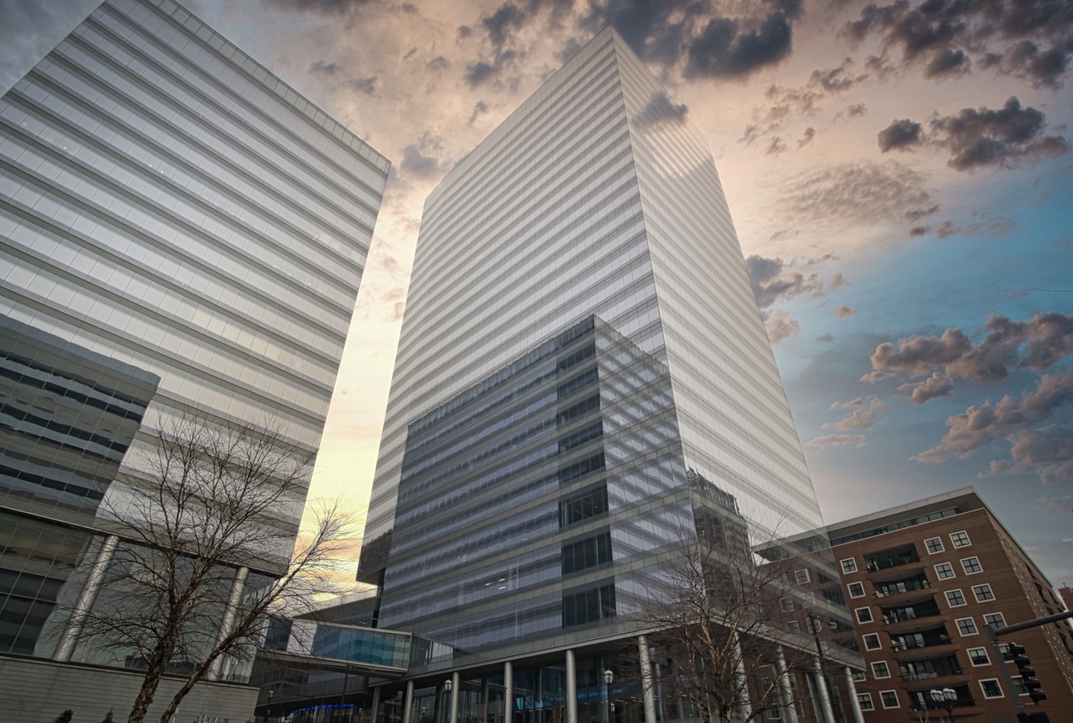 Exterior photo EY office building St Louis MO by still photographer